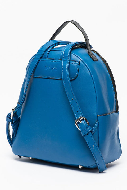 Rucsac mic cu buzunar exterior Alma, Albastru inchis 26x28x13CM