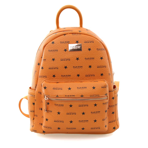 Rucsac Ella Icon de dama, Star, Galben, 33x27x14cm