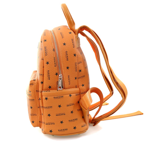 Rucsac Ella Icon de dama, Star, Galben, 33x27x14cm