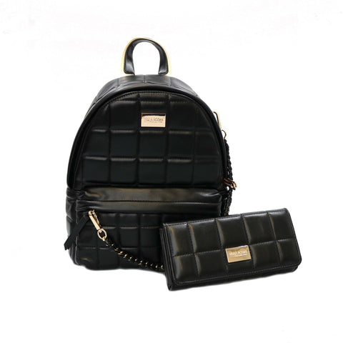 Set cu rucsac si portofel Luxury, Negru