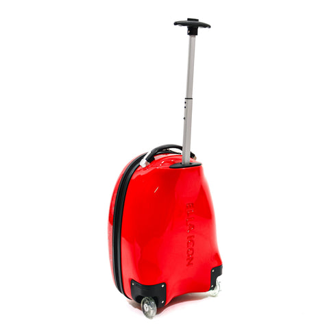 Ghiozdan tip troler pentru copii Space Cat Rosu 46X30X24