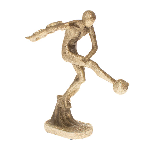 Statueta Football Player, Rasina, Auriu, 28 cm