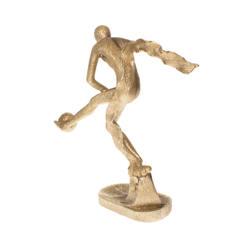 Statueta Football Player, Rasina, Auriu, 28 cm