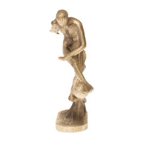 Statueta Football Player, Rasina, Auriu, 28 cm