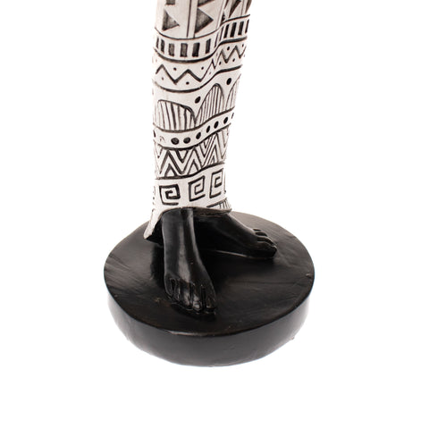 Statueta African Girl 2, Rasina, Negru, 45 cm