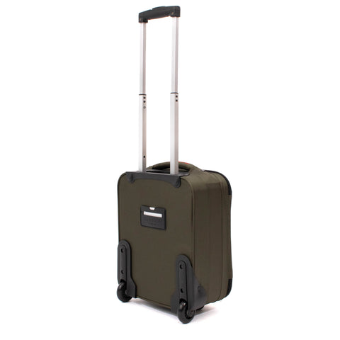 Troler Ella Icon Shadow cu 2 roti, Textil, 40x30x20 cm, Kaki