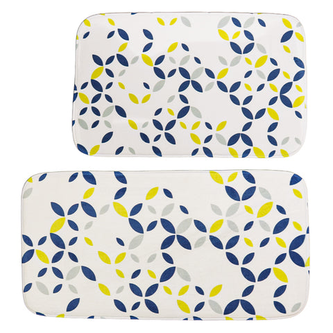 Set 2 covorase de baie Ella Home Airscrew, poliester, multicolor, 50x80cm si 50x100cm