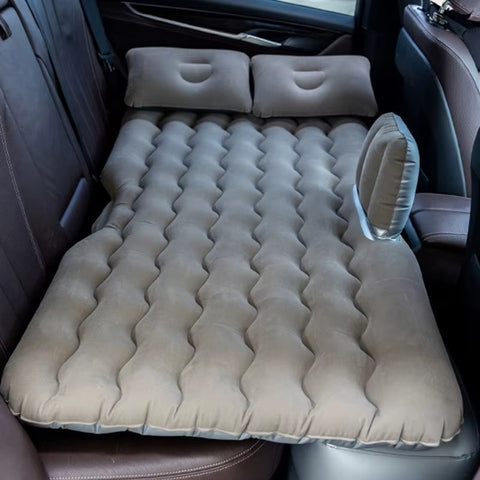 Saltea gonflabilă auto pentru bancheta din spate gri 130×80×12cm