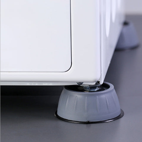 Set 4 picioruse pentru masina de spalat, antivibratii, anti-zgomot, antiderapante, gri