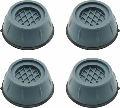 Set 4 picioruse pentru masina de spalat, antivibratii, anti-zgomot, antiderapante, gri