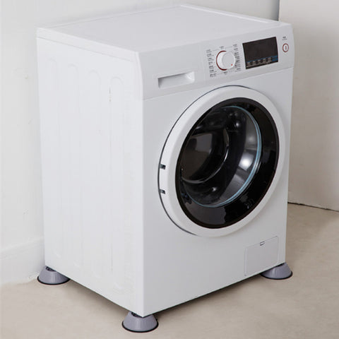 Set 4 picioruse pentru masina de spalat, antivibratii, anti-zgomot, antiderapante, gri