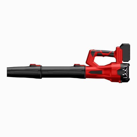 Suflanta pentru frunze cu 2 acumulatori, 3800W, 65M/s, 28000RPM, rosu, 80x25x15cm