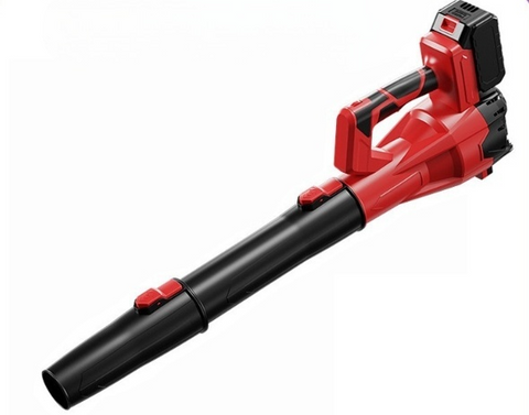 Suflanta pentru frunze cu 2 acumulatori, 3800W, 65M/s, 28000RPM, rosu, 80x25x15cm