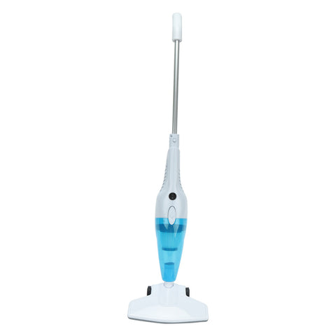 Aspirator vertical cu maner detasabil, 2 in 1, putere 600W, alb cu albastru, 97cm