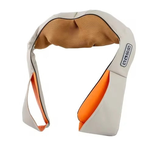 Aparat pentru masaj cervical cu incalzire, bej