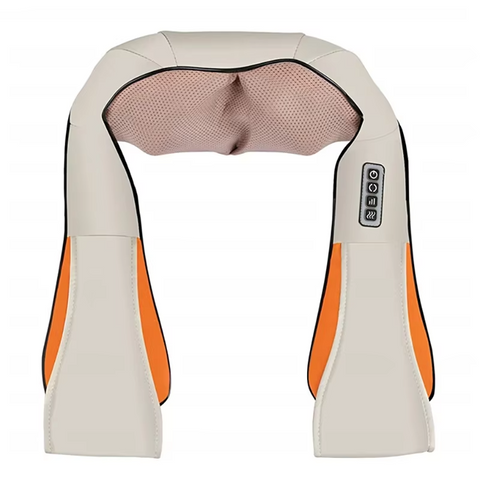 Aparat pentru masaj cervical cu incalzire, bej