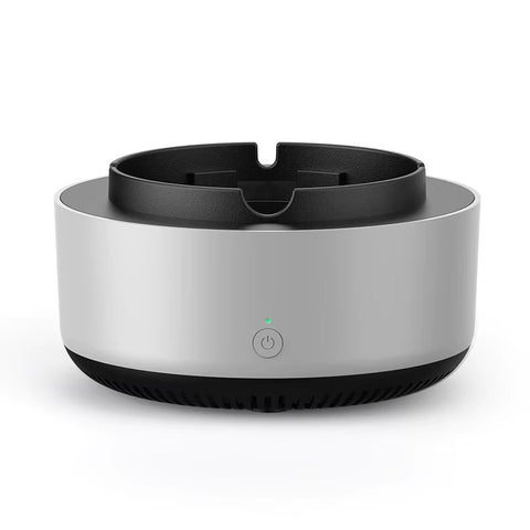 Scrumieră electrică 2 în 1 cu purificare a aerului gri 13.5 cm