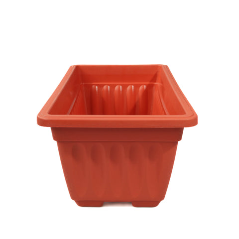 JARDINIERA PLASTIC 30CM TERACOTA
