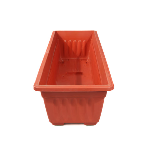 JARDINIERA PLASTIC 59.5 CM TERACOTA