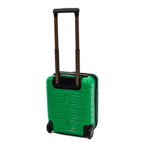 Troler Ella Icon Leaf cu 2 roti, ABS, 40x30x20 cm, Verde