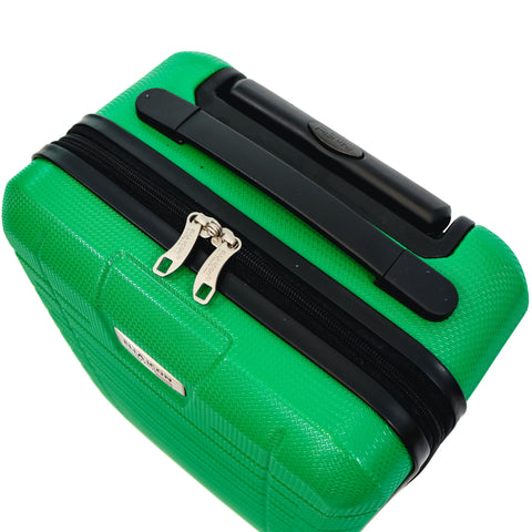 Troler Ella Icon Leaf cu 2 roti, ABS, 40x30x20 cm, Verde