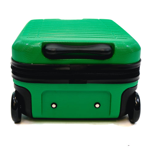 Troler Ella Icon Leaf cu 2 roti, ABS, 40x30x20 cm, Verde