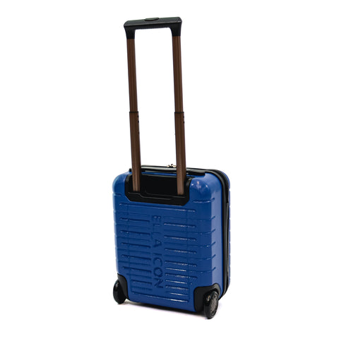 Troler Ella Icon Leaf cu 2 roti, ABS, 40x30x20 cm, Albastru