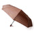 Umbrela pliabila, cu functia de deschidere/inchidere automata, rezistenta la vant, Maro, 90cm