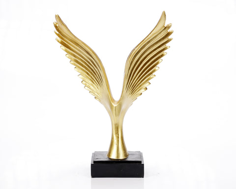 Statueta "Bird" Gold din rasina