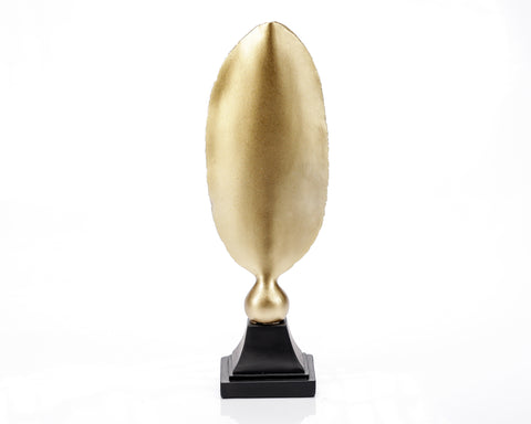 Statueta "Feather" Gold din rasina