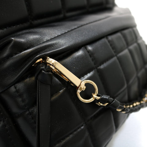 Rucsac Ella Icon de dama, Luxury, Negru, 26.5x14x31.5cm