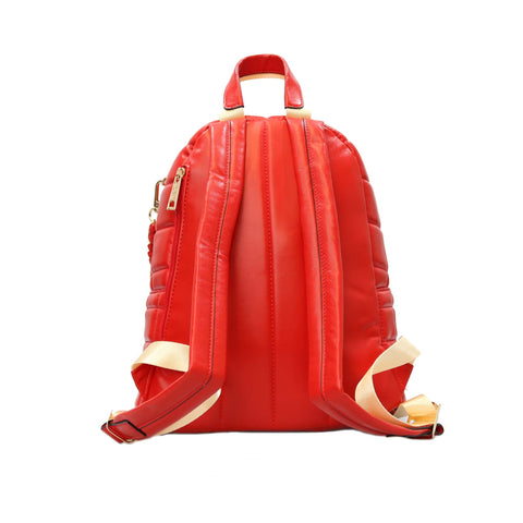 Rucsac Ella Icon de dama, Luxury, Rosu, 26.5x14x31.5cm
