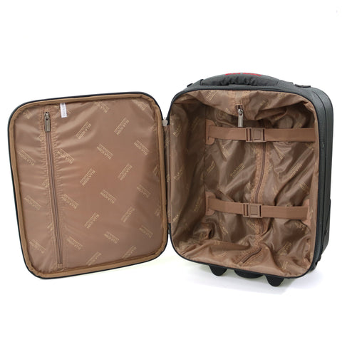 Troler Carla Gri cu Rosu 40x30x15cm