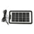 Sistem de iluminat solar GDPLUS, 3 becuri, lanterna, 24W, USB, GDP30